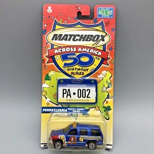 Matchbox Across America 50th Pennsylvania Police 1997 Chevrolet Chevy Tahoe 1/67